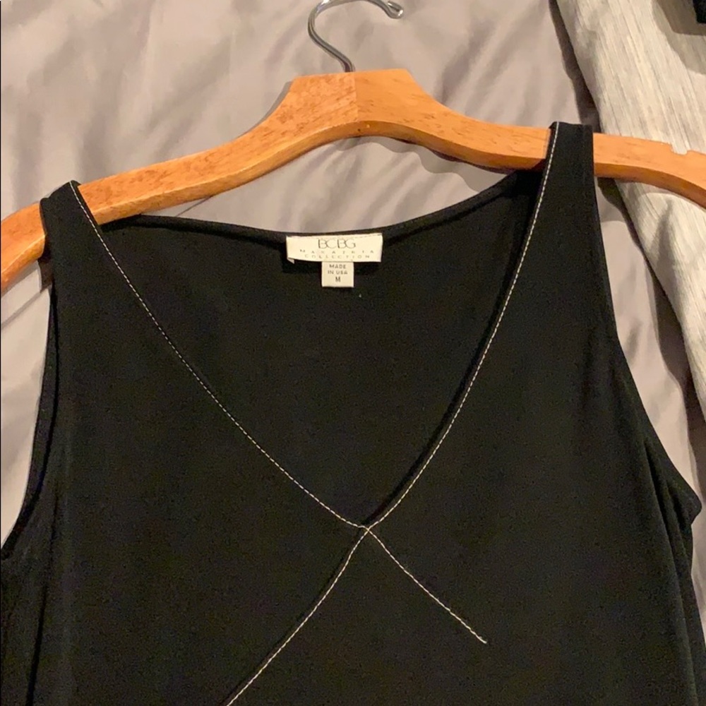 Bcbg long evening dress (black)